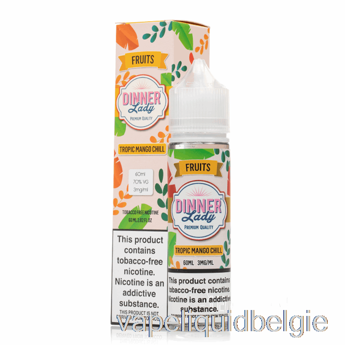 Vape België Tropic Mango Chill - Vape Dinerdame - 60ml 0mg